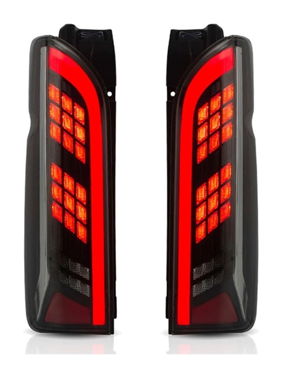 Ciloc Para Toyota Para Hiace 2005-2018 Luz Trasera Coche Freno Trasero Lámparas Señal Luces Marcha Atrás Conjunto Lámpara Modificada Luz Intermitente Retrovisor Lateral
