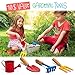 KipiPol Kids Gardening Kit- Plant Kit w/ Gardening Tools for Kids, 12 Paints, Planter, Flower Seeds- Kids Crafts Kit– Flower Growing Kit– Unique Science and Garden Gift for Girls & Boys Age 6+