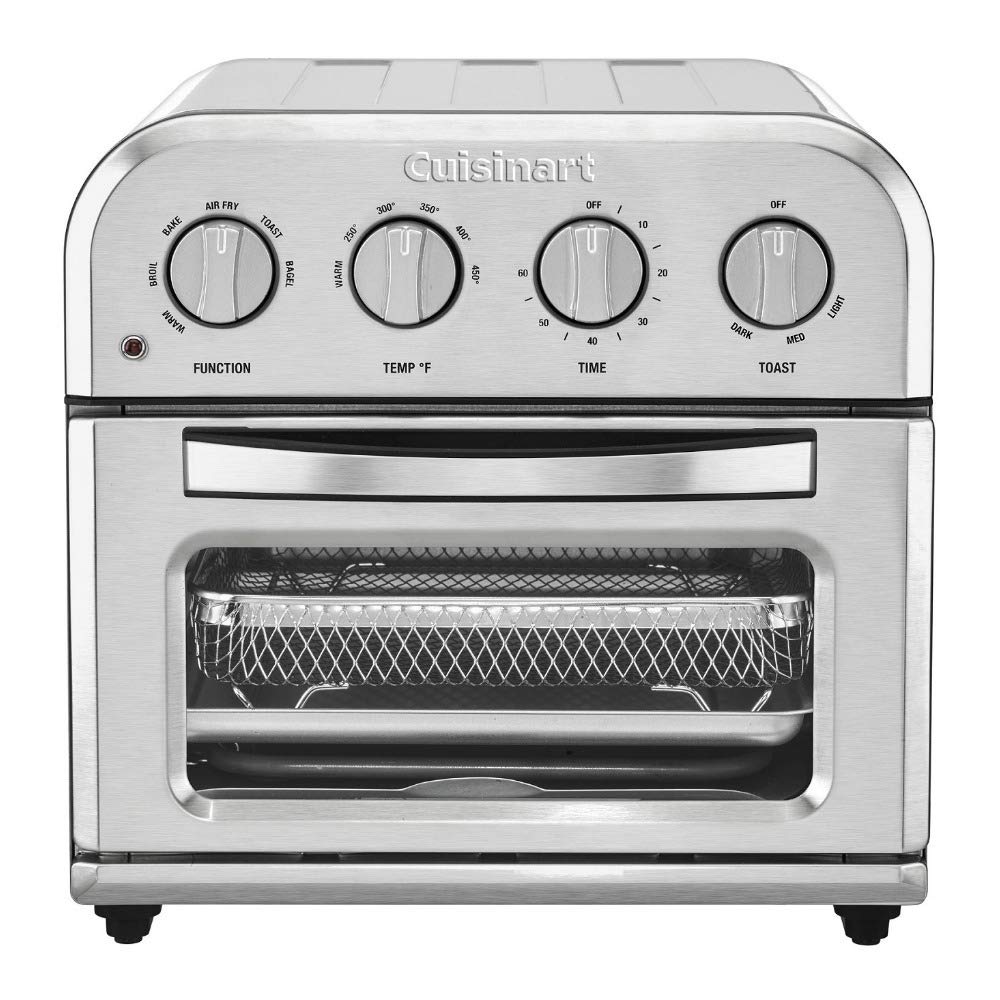 Cuisinart TOA-28 Compact Airfryer Toaster Oven, 1800-Watt Motor with 6-in-1 Functions and Wide Temperature Range, Large Capacity Air Fryer with 60-Minute Timer/Auto-Off, Stainless Steel-image-16