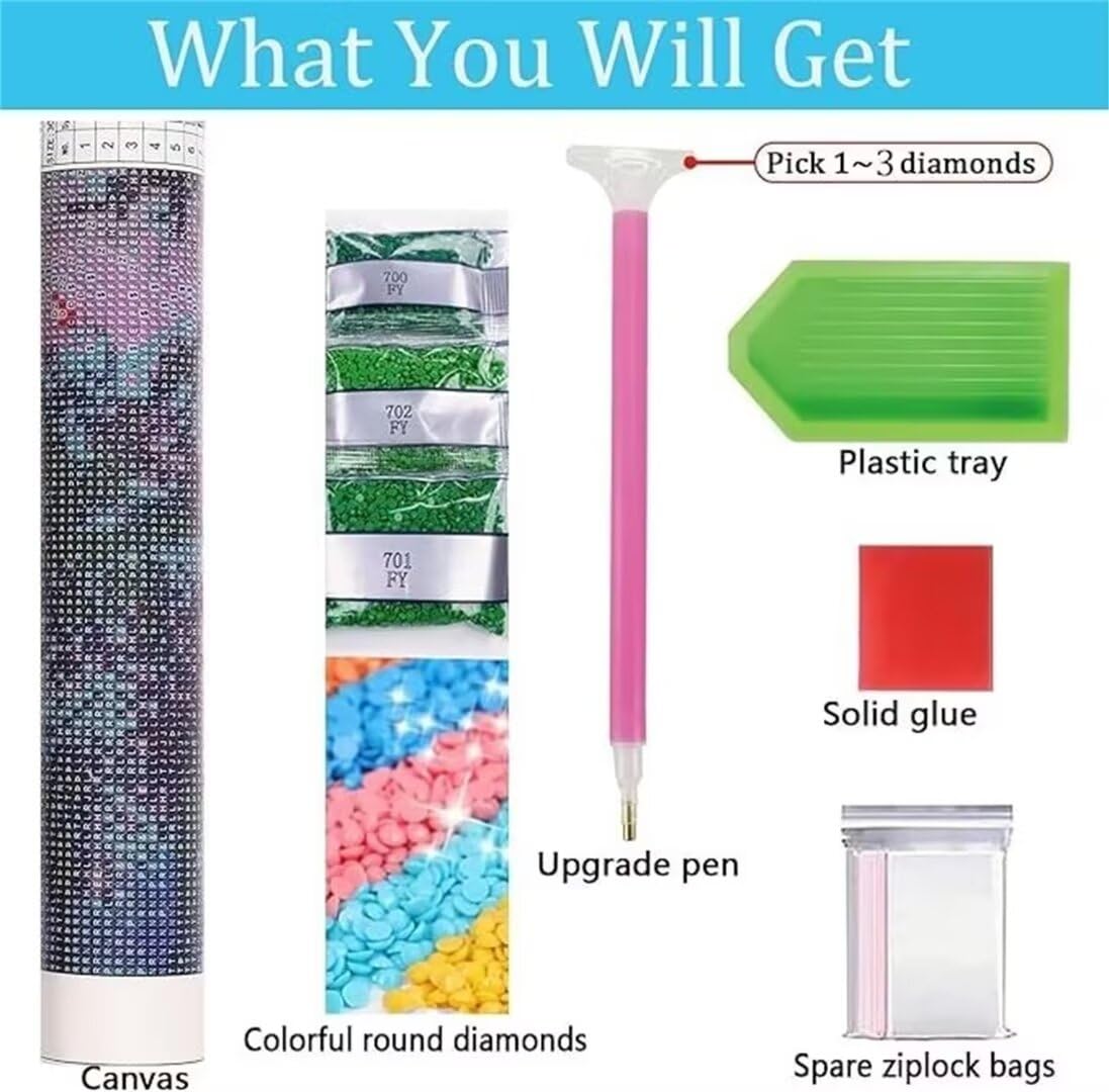 DIY 5D Diamond Painting Erwachsene/Kinder, Schwarzer Sportwagen Diamant Painting Kits Bilder Diamant Malerei Set mit Zubehör Kristall Strass Stickerei Kreuzstich Basteln Arts für Geschenk Home 60x90cm