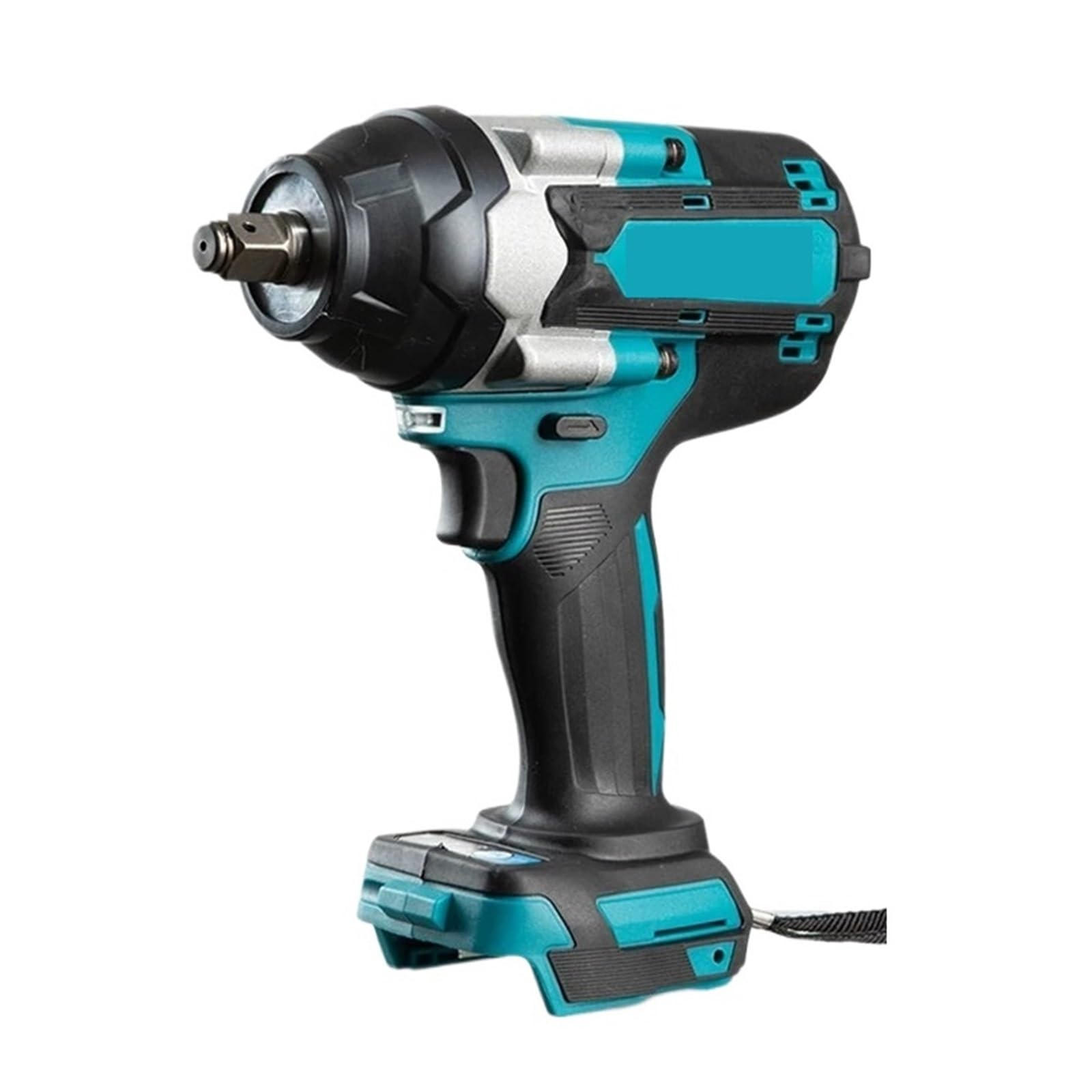 Llave de Impacto Llave De Impacto Eléctrica del Alto Esfuerzo De Torsión 1800N.m Pulgada del 1/2 Compatible con La Batería(No Battery Carton)