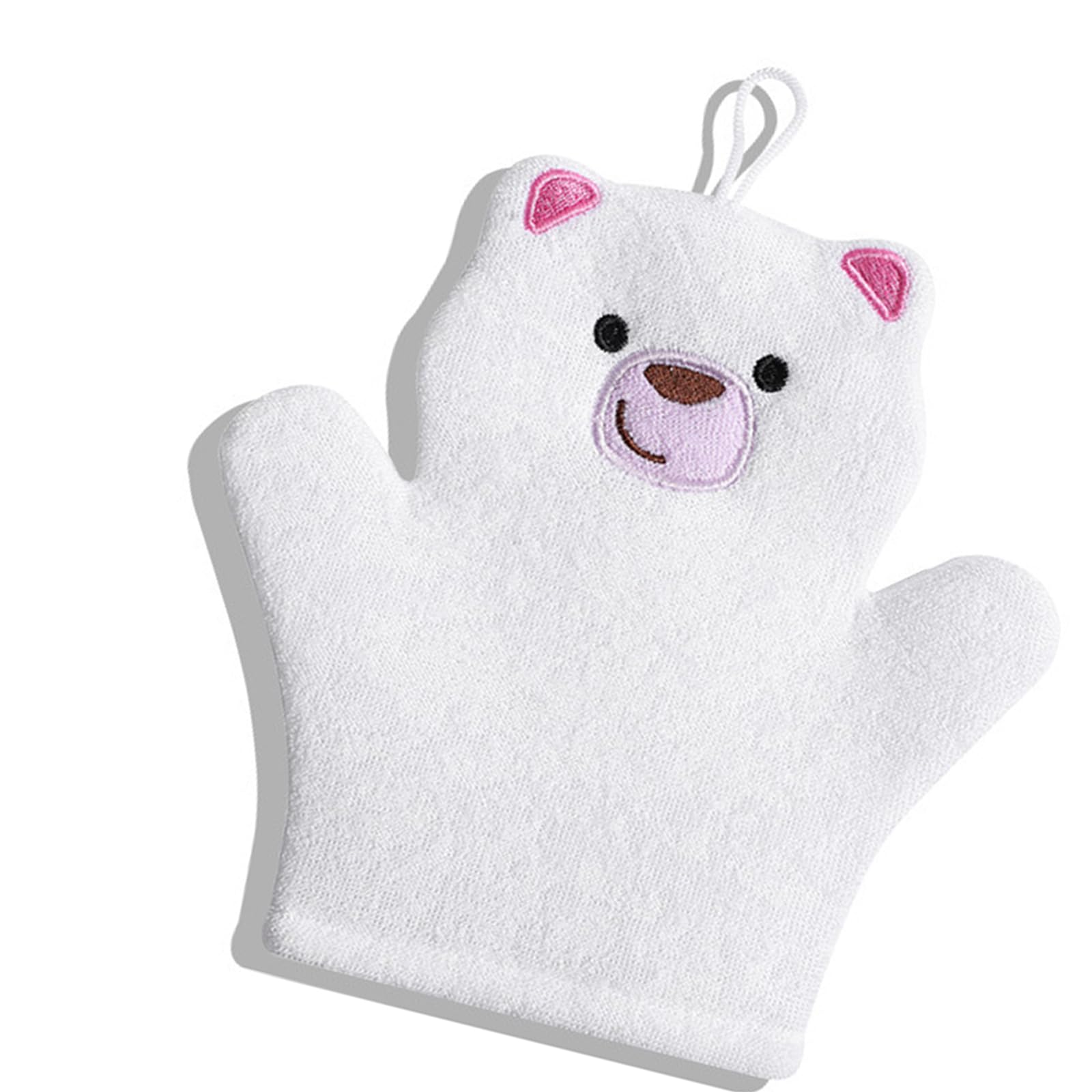 Kalttoy Kids Bath Gloves for Sensitive Skin Gentle Exfoliatings Scrubber for Family Bonding Time Skin Friendly Cleaning Tool Nonirritating Shower Glove for Children