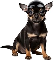 Vista 9 de Enjoying Cascos para perros extrapequeños a pequeños, casco mixto de Chihuahua, casco de perro pequeño a pequeño, sombrero de gato para motociclismo