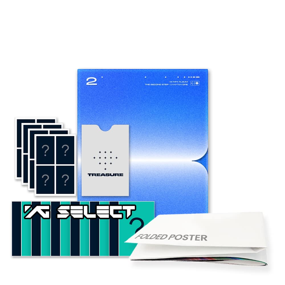 Y PLUSTreasure - The Second Step : Chapter One Photobook version [Incl Official Store Pre-Order Benefit] (A Version, Folded Poster) (YGP0119)