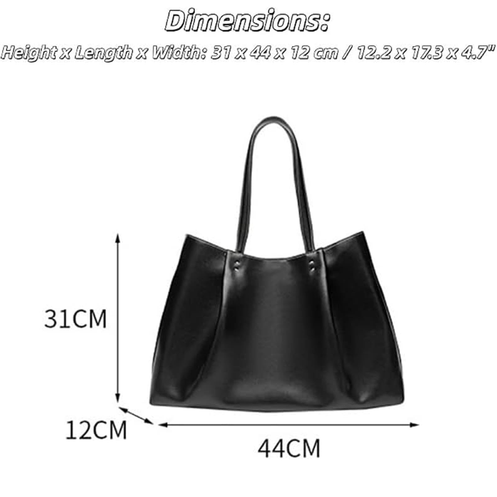 Tote Bag Damen, Shopper Tasche Groß Henkeltasche Vintage Hobo Handtasche