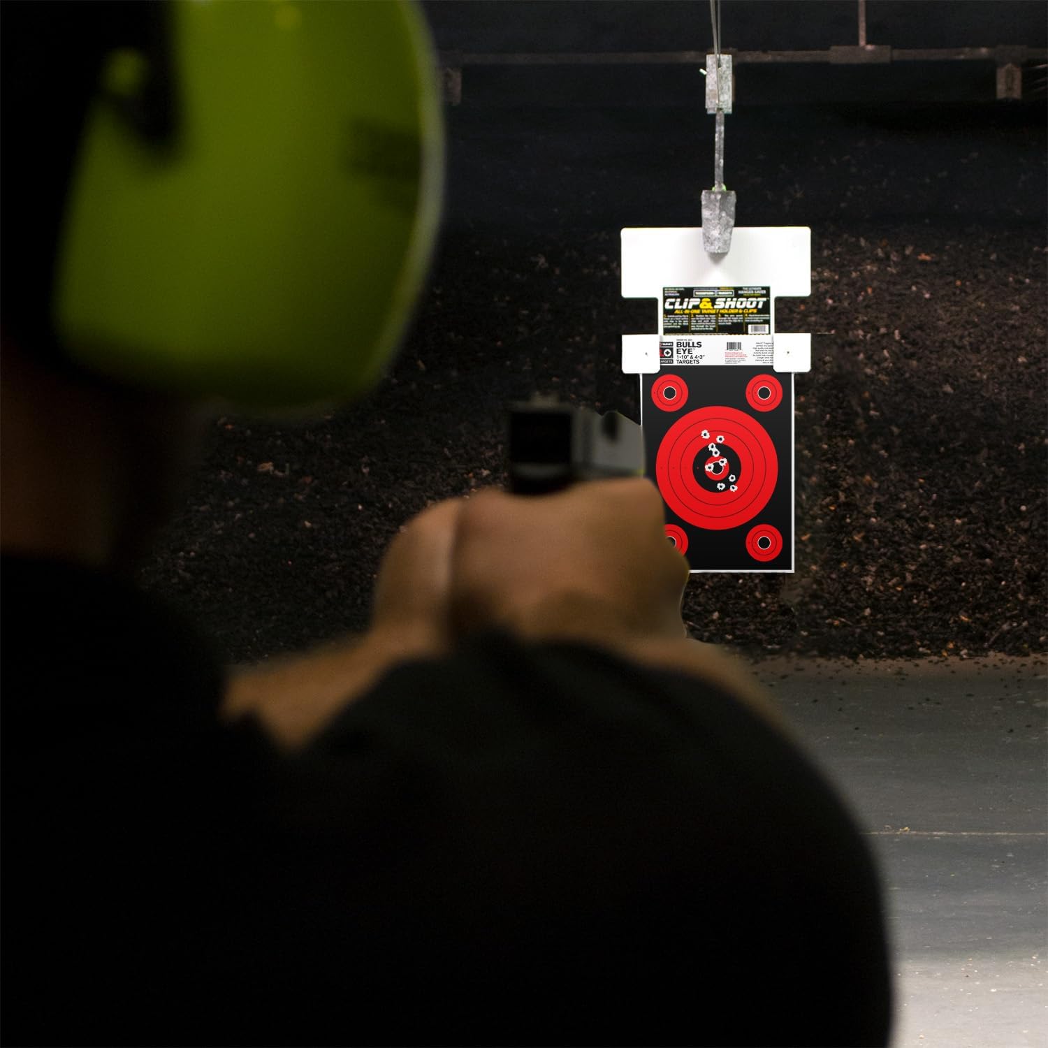 Thompson Target Halo Bullseye 10" & 3" - High Visibility Reactive Splatter 12.5x19 Inch Shooting Targets for Rifle and Pistol Range Training - Made in The USA