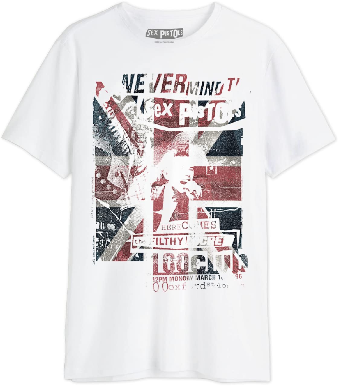 cotton division Men's T-Shirt, White, XS