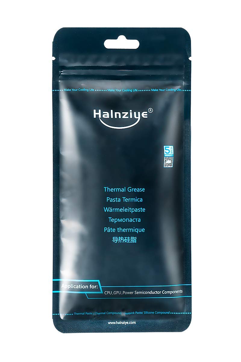 Halnziye HY-P13 Thermal Compound Paste | High Performance | 13.4W/m-k 2g Syringe with Tools