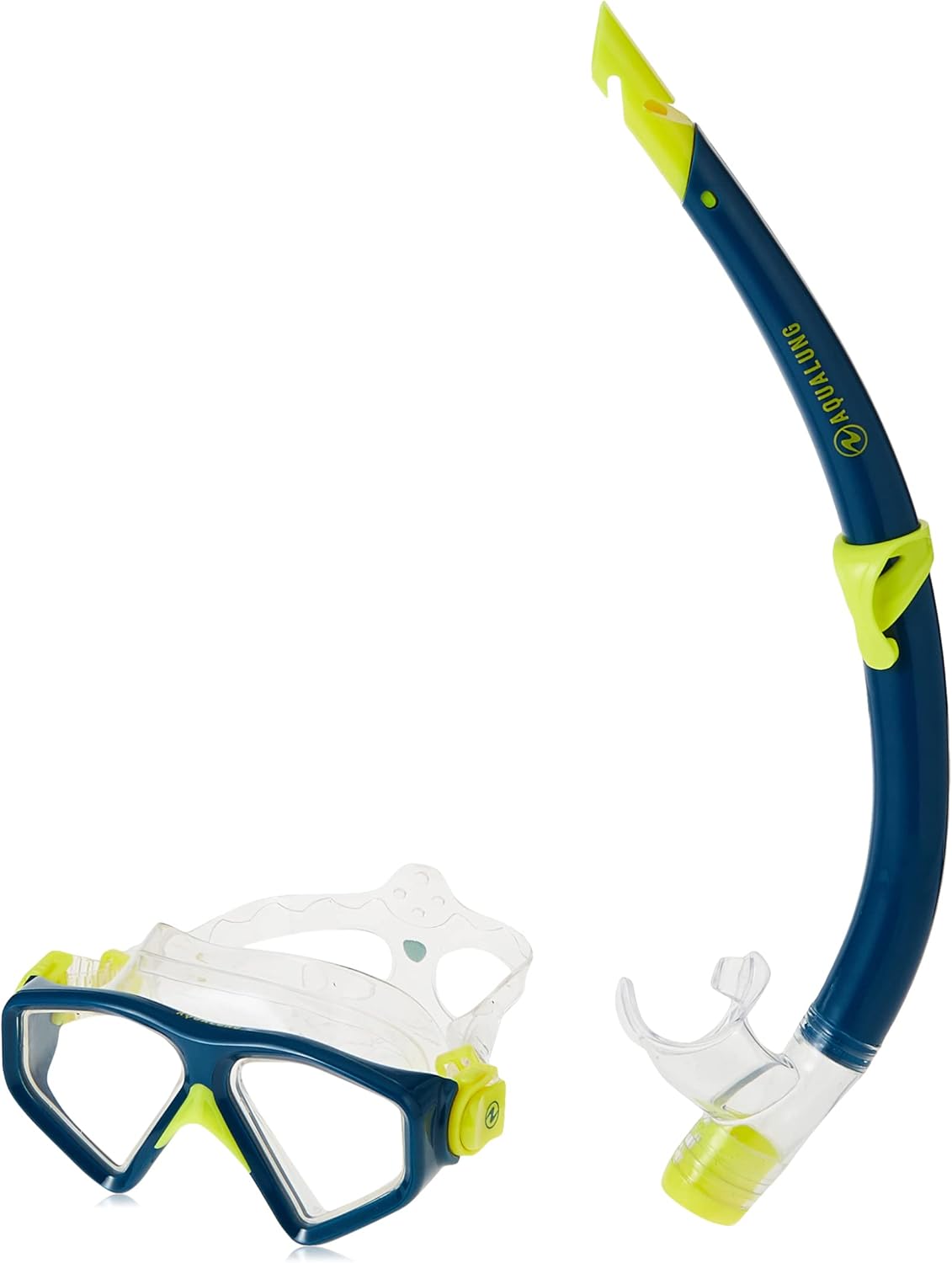 Adult Snorkeling Set - Aqualung - Blue/Yellow