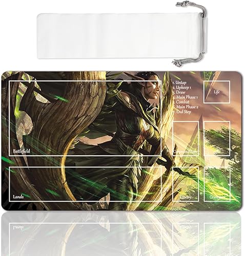 Juego de mesa MTG Playmat Games Tamaño 60X35 cm CCG Compatible para TCG RPG CCG Play Mats (Nissa, Voz de ZENDIKAR-Zone)