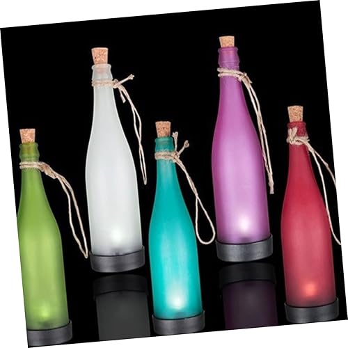 Miniatura 7 de DOITOOL 5 Pcs Solar Led Lamp Solar Bottle Lights Led Solar Bottle Iights Solar Powered Bottle Light Outdoor Decorative Lights
