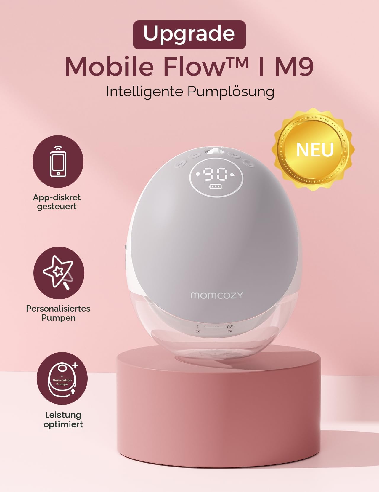 Momcozy Freihändige Milchpumpe 9