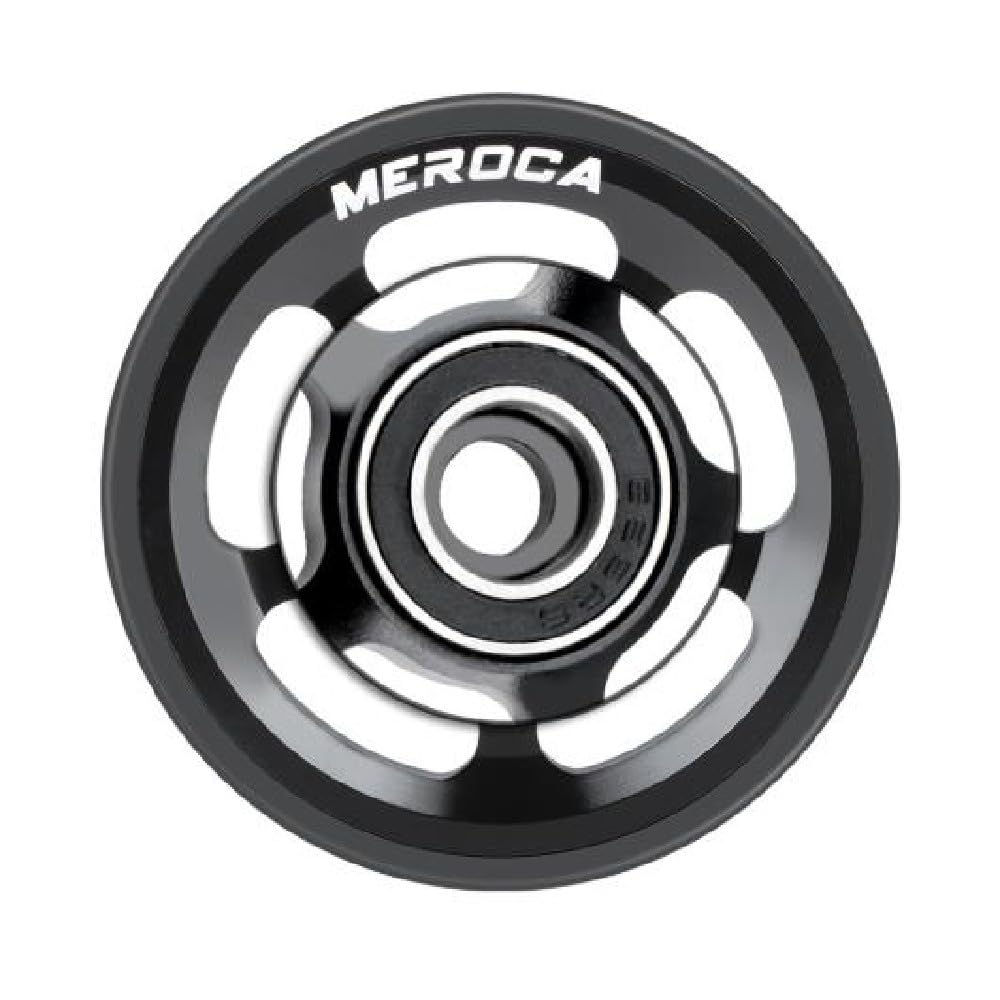 Zestaw 2 składanych kółek 60 mm do roweru Brompton, typu Easy Wheel, z aluminium (czarne).