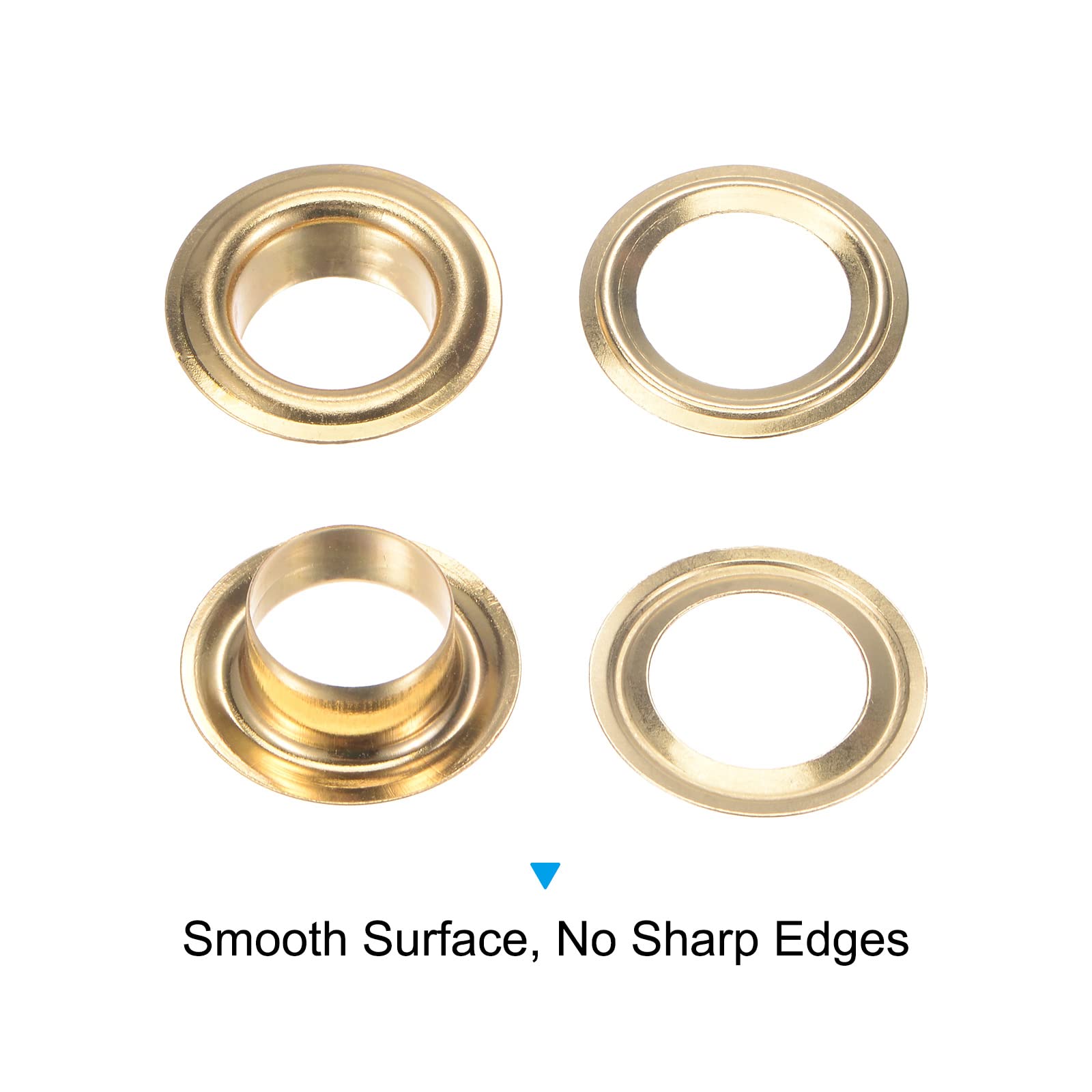 Juego De 200 Ojales Reforzados De Latón De 5 Mm Para Tela Color | Envío