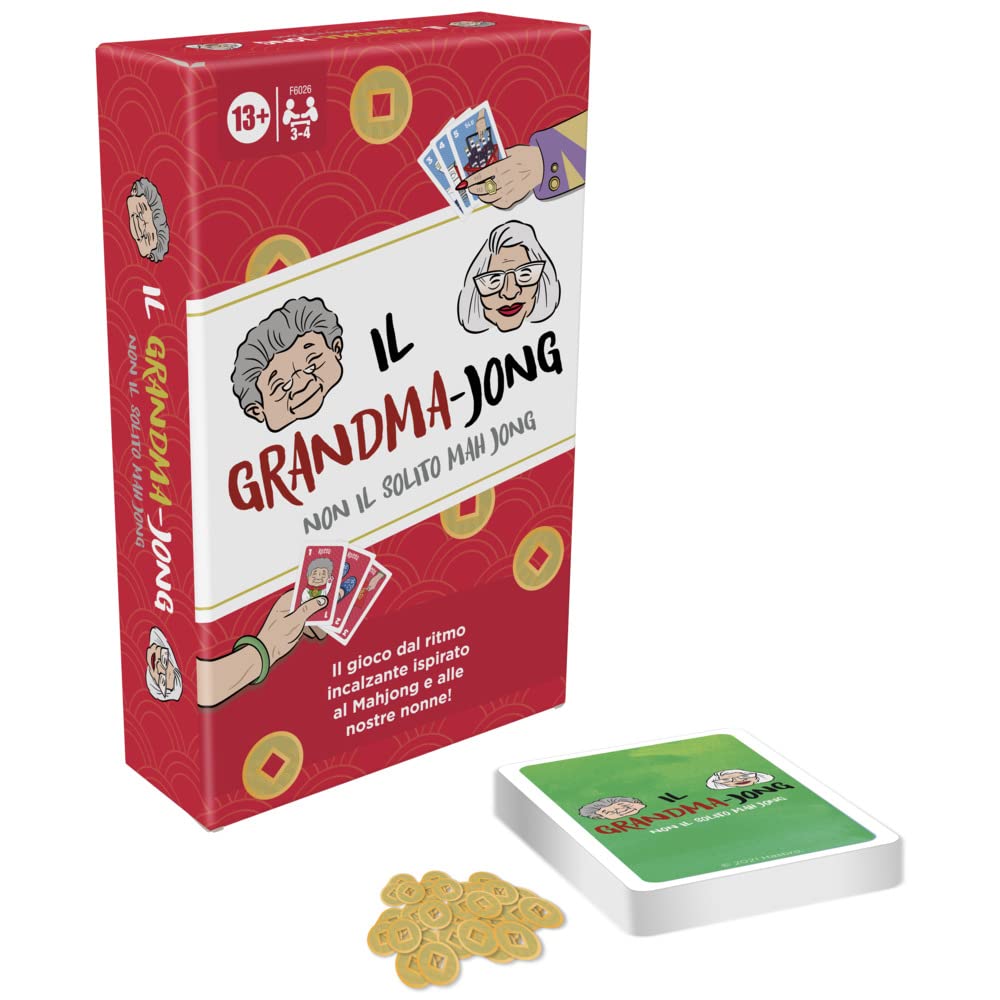 Hasbro Gaming The Grandma-Jong, A Fast Rhythm Card Game for 3-4 Players - Image 3