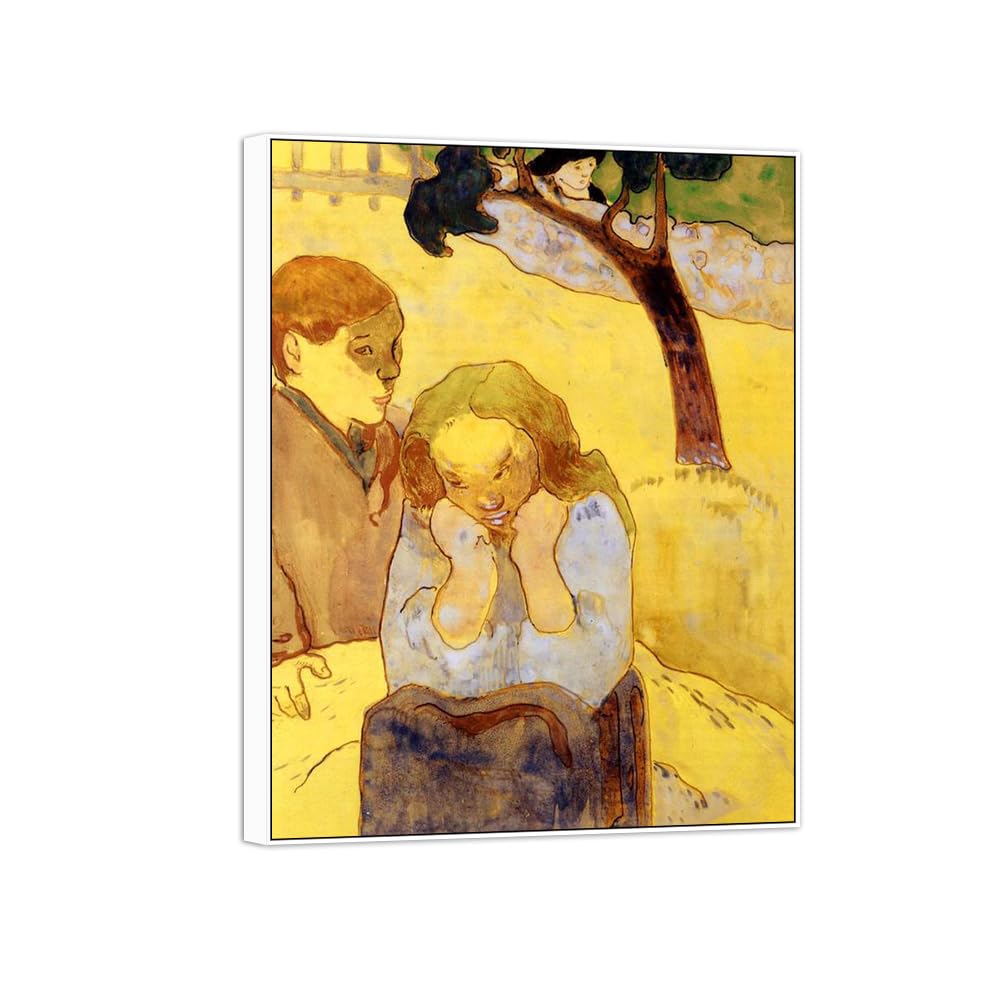 SDYSKKUG Famous Wall Art. Canvas Prints. Human.65x50cm White Frame