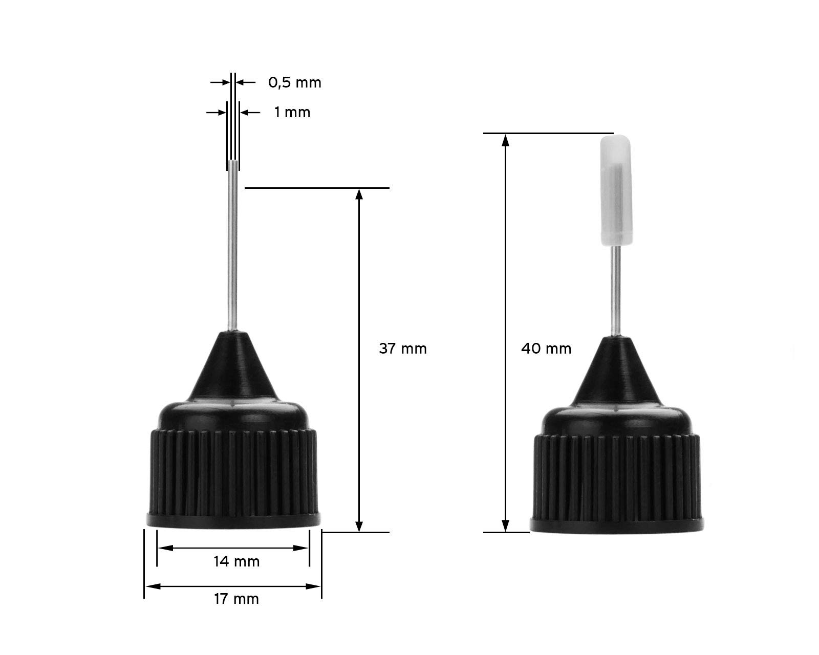 10 x 50 ml Flacons aiguille Octopus, Flacons flexibles pour e-liquides de shishas et 10 x 50 ml Flacons aiguille Octopus, Flacons flexibles pour e-liquides de shishas et