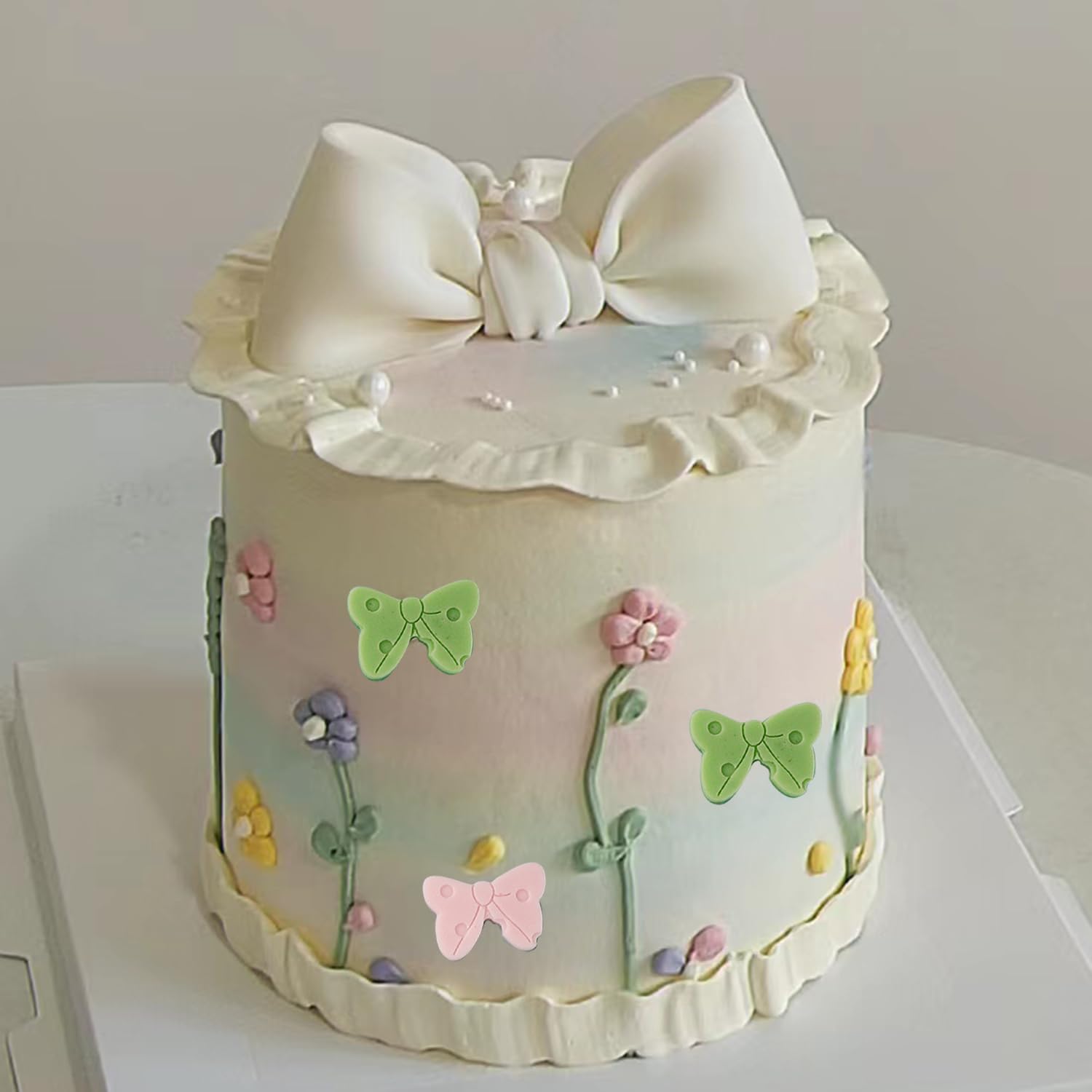 Silikonformen Für Schleifen – 4 Stück, Backen Mit Fondant & Schokolade – Ideal Für Kuchen-Deko & DIY