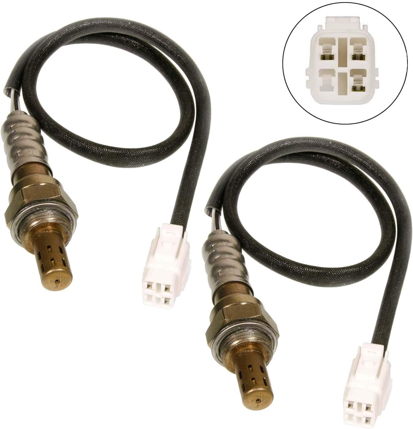 2Pcs O2 Oxygen Sensors 234-3088, 234-3088 Upstream & Downstream O2 Sensor Heated Replacement for 1995 1996 1997 Subaru Impreza H4 1.8L/2.2L, and O2 Sensor for 1995 Subaru Legacy H4 2.2L