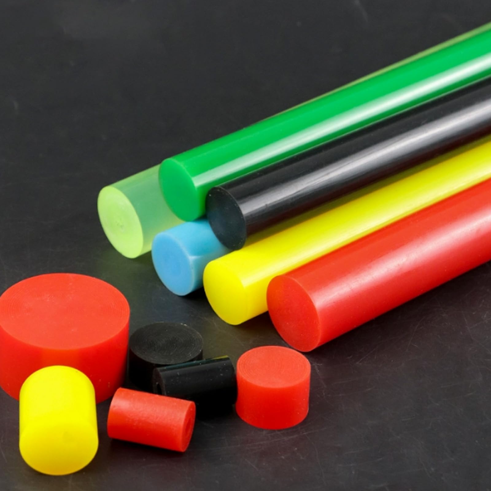 Bâtonnets ronds en nylon caoutchouc polyuréthane s Tige solide en polyuréthane 40-65 mm x 50 cm(45mm*50cm)