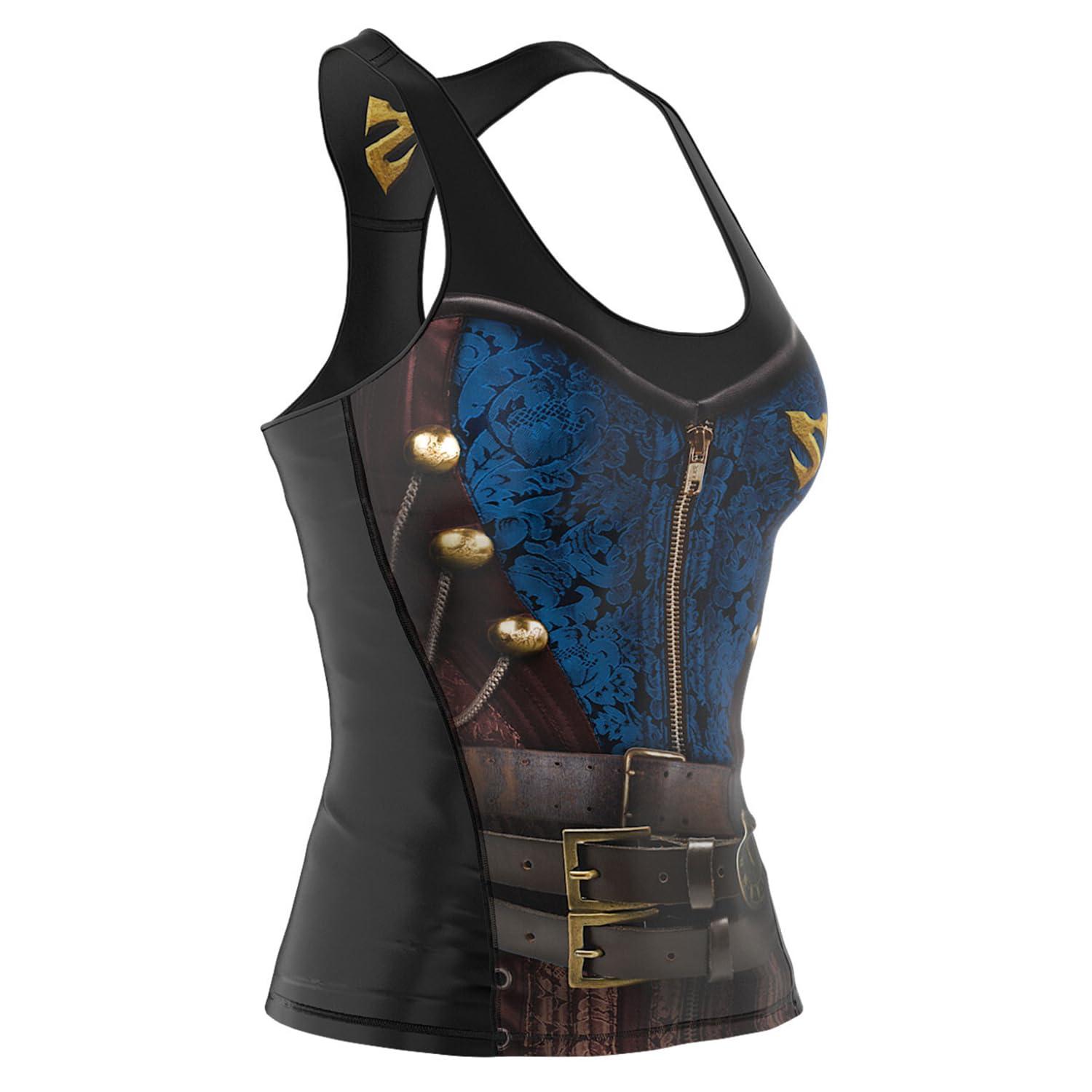 SMMASH Steampunk Sport Top Tank para Mujer, Camiseta de Tirantes Deportivas, Camiseta sin Manga para Fitness, Yoga, Formación, Material Transpirable y Antibacteriano — view 64