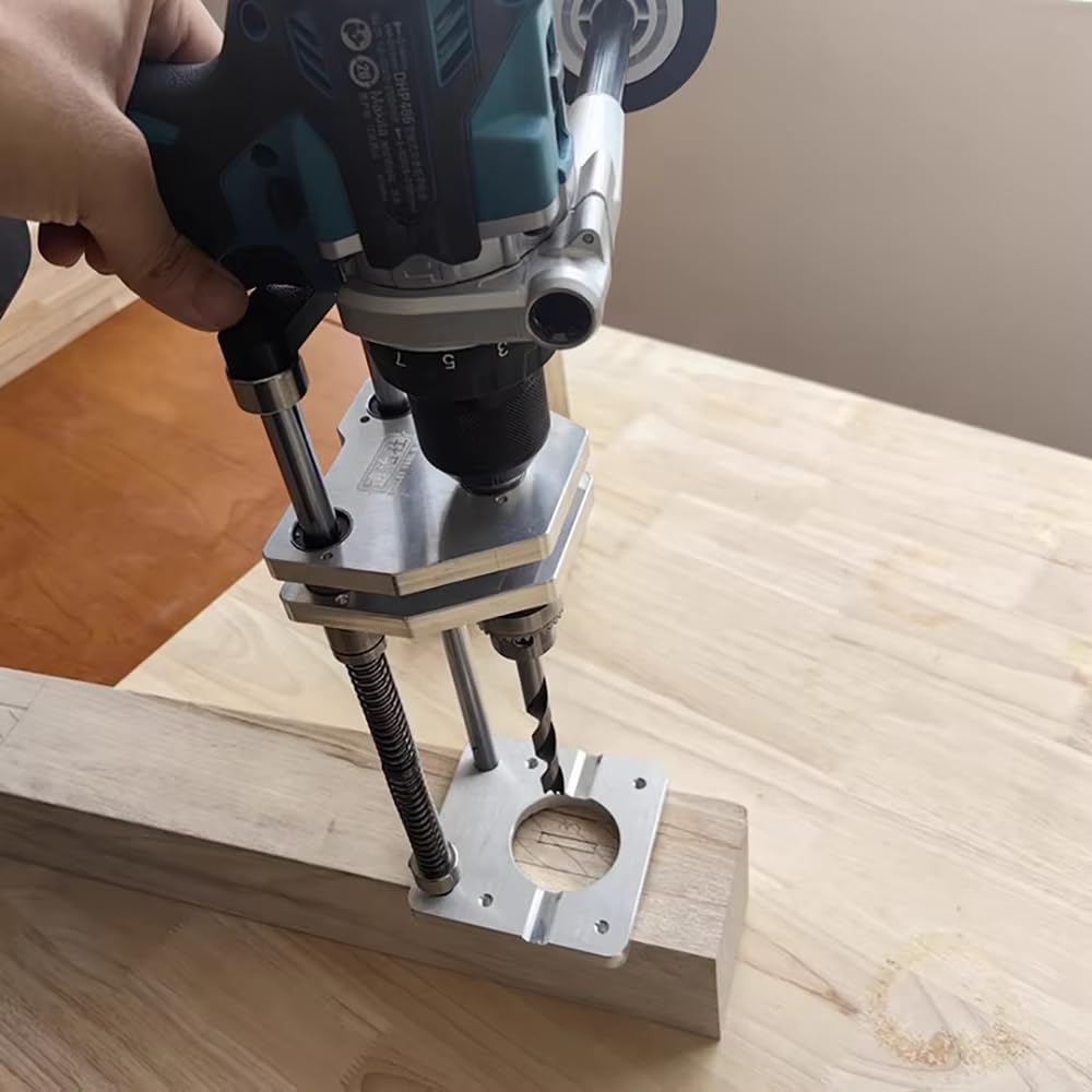 Estensione della Guida di Scorrimento da 300 MM, Guida di Foratura Verticale in Lega di Alluminio per Trapano Manuale, Supporto per Trapano a Colonna di Precisione