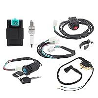 Vista 1 de Windance Juego de arnés de cables de encendido para motocicleta, arnés de cableado para interruptor de parada del motor, bobina de encendido Cdi Box