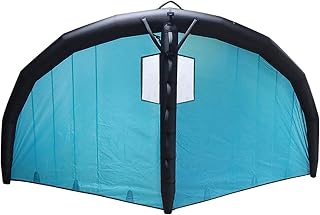 GKPLY Inflatable Foil Hydrofoil, Inflatable Surfboard Hydrofoil, 5㎡ Foil Wing Surfing Kite, for Windsurfing, Kitesurfing, Stand Up Paddle Boarding, Skateboarding, Water Sports, Beginners