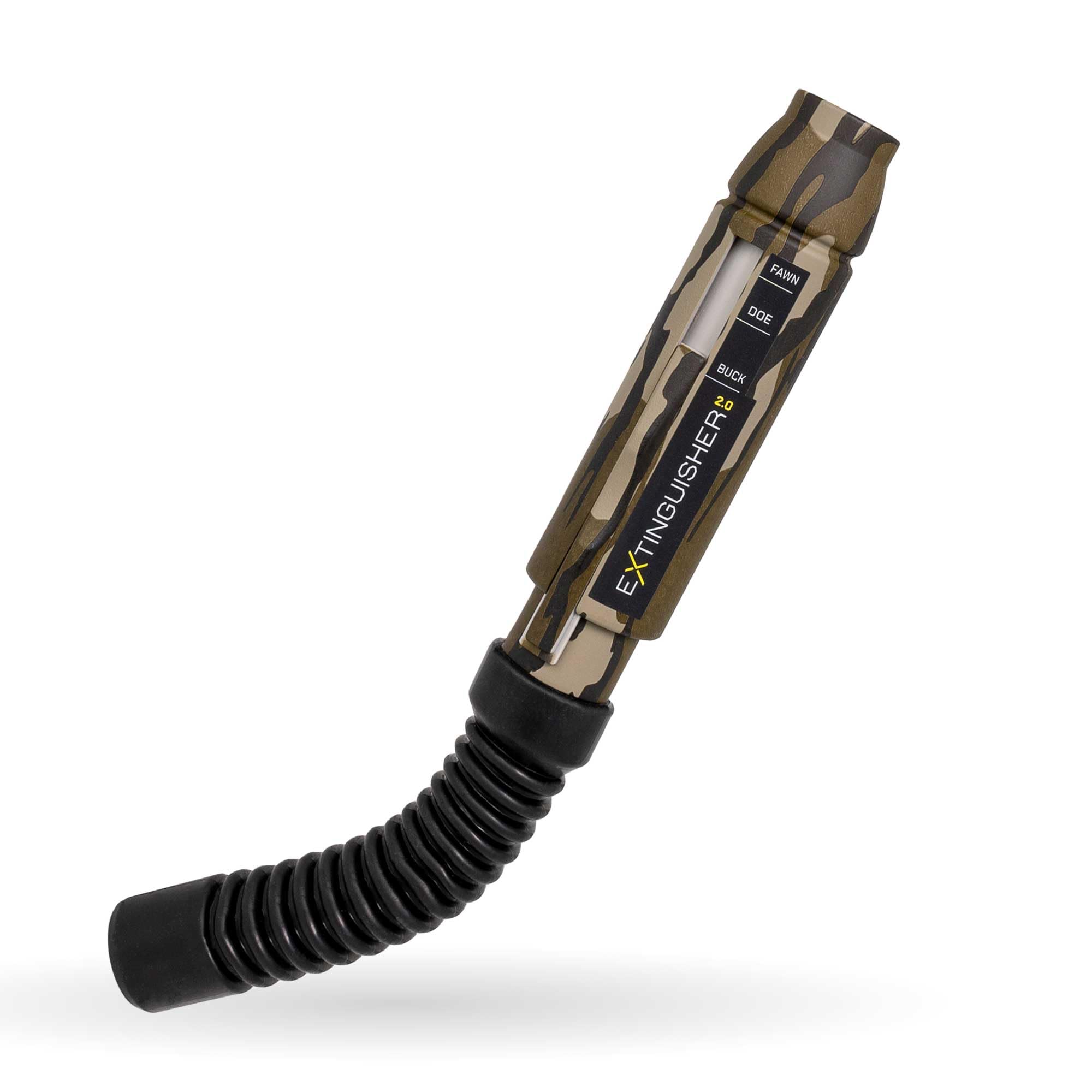 Extinguisher Deer Call by Illusion | Grunt Tube | Buck, Doe, Fawn | Adjustable 10-in-1 Call | Color (CAMO/Black) | Freeze Resistant