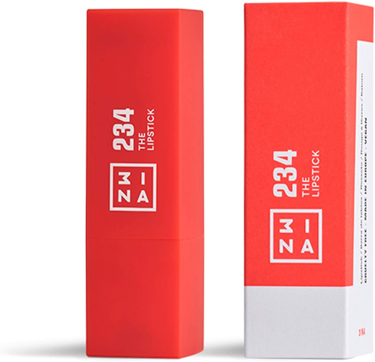 3INA MAKEUP - The Lipstick 234- Light Red Lipstick with Vitamin E & Shea Butter - Long Lasting Matte Creamy Lip Colour - Image 5
