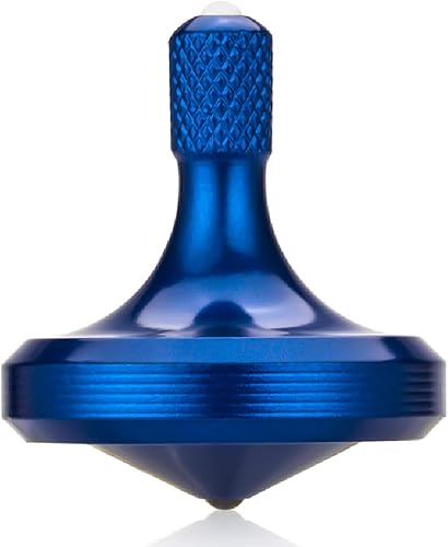 Miniatura 22 de Parte superior giratoria de metal de precisión, giro de acero inoxidable bien hecho, de larga duración, más de 8 minutos, juguete de giroscopio