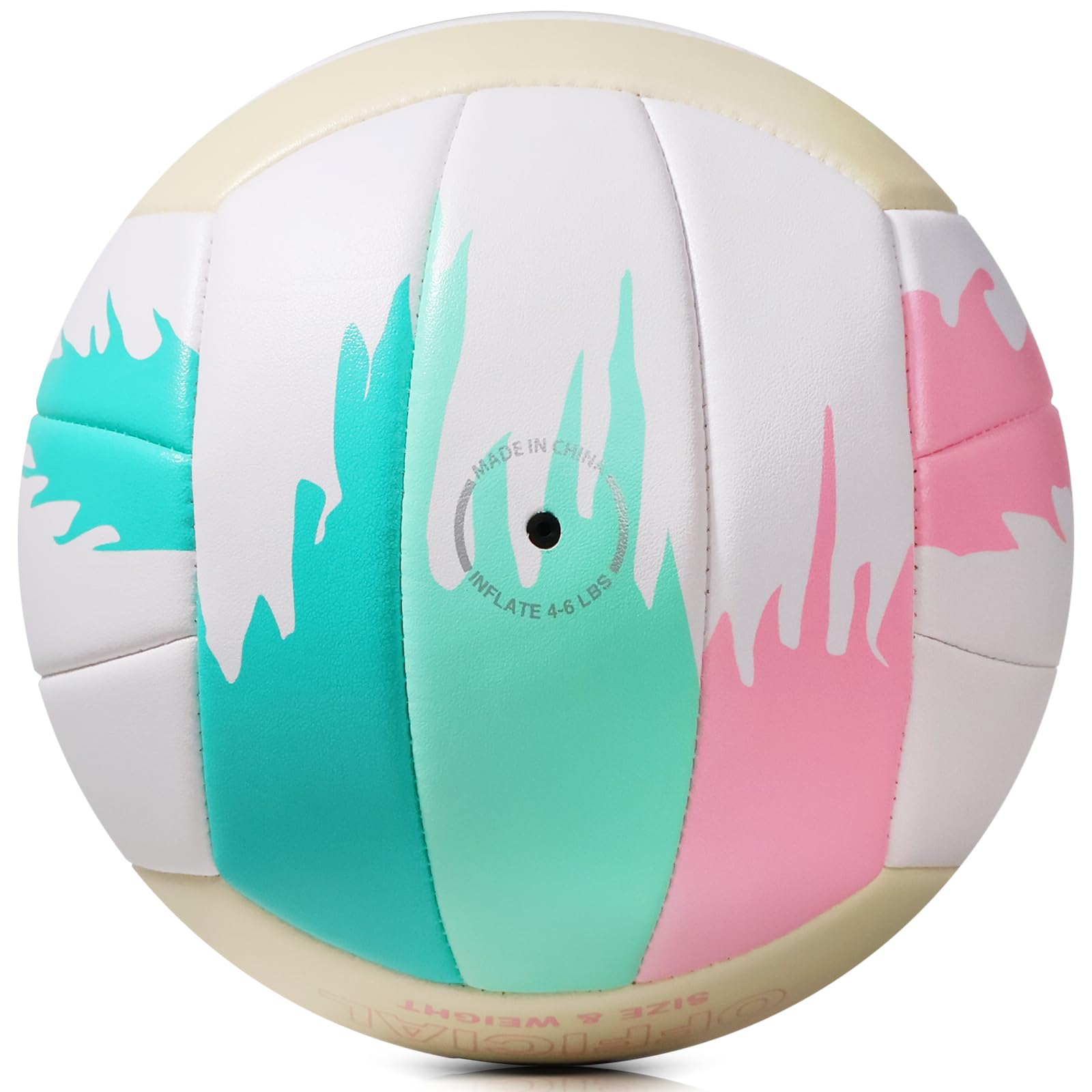 Balón de voleibol oficial suave para interiores y exteriores, tamaño 5, voleibol de entrenamiento para principiantes, adolescentes y adultos