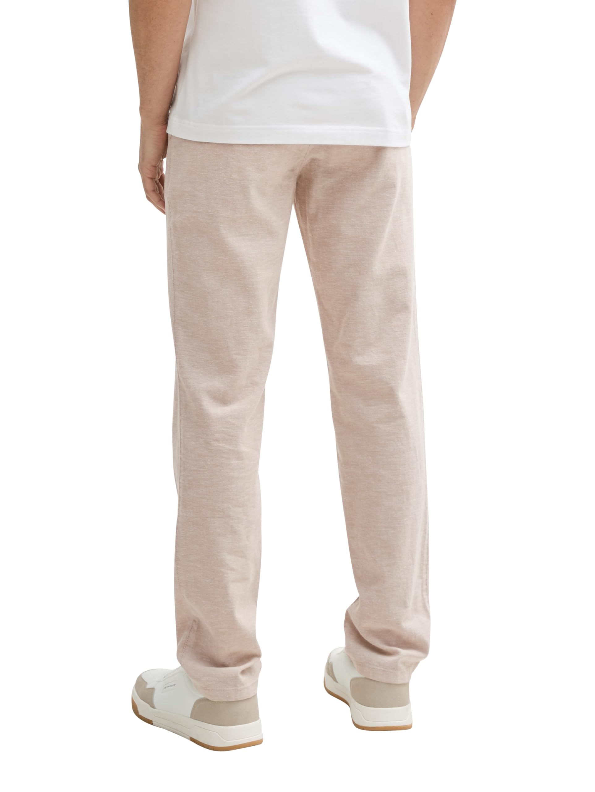 TOM TAILOR Chino Hose mit Leinenanteil, Sapphire Blue Chambray, 30/36 – Ansicht 2