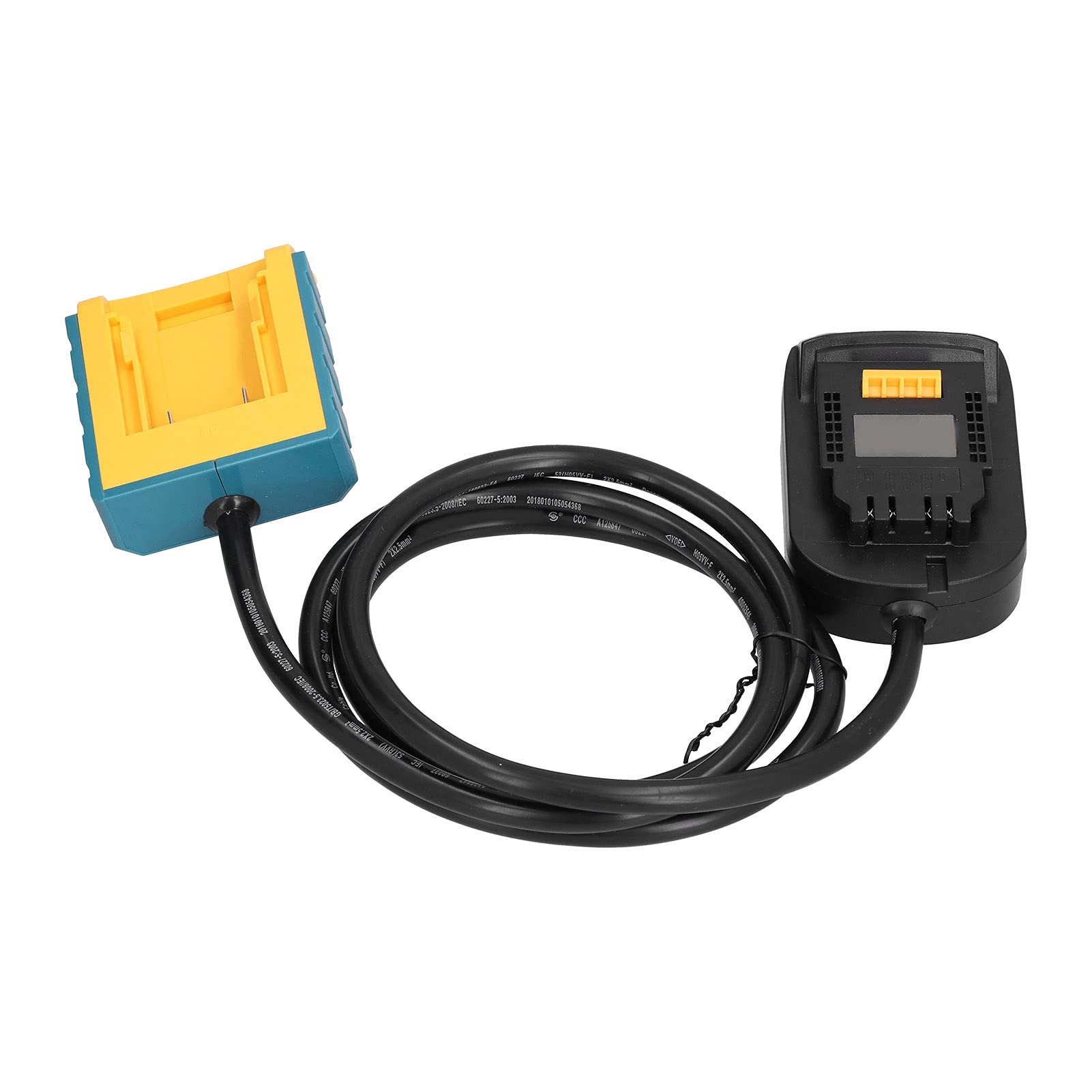 Cable de extensión del Adaptador de batería Mavaol 1.5m, Alcance Largo, Reduce la Carga de Trabajo y la Fatiga, Compatible con baterías de Litio DCB200 de 18V 20V 20V, para