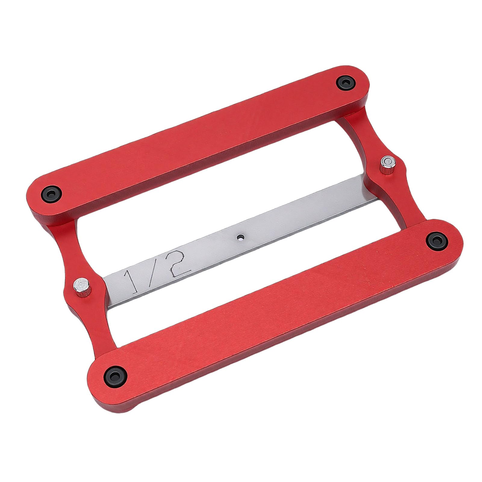 Walfront Calibro di Centraggio per Falegnameria, Strumento Autocentrante | Aste in Acciaio Inox, Dima CNC di Precisione per Fori e Linee Parallele