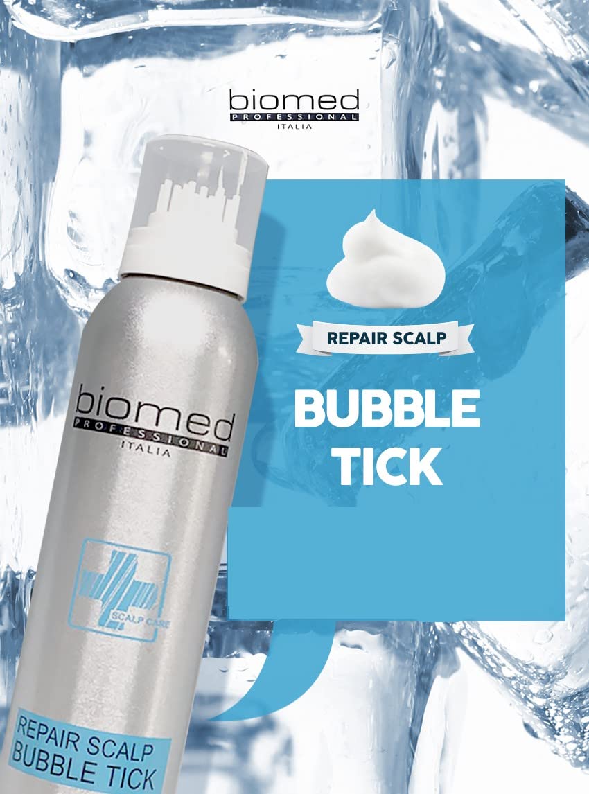 Biomed Professional Italia Repair Scalp Bubble Tick Foam, For Hair Loss and Hair Regrowth, Treatment for Thinning, Foam 10.14 fl oz/ 300 ml Biomed Professional Italia Repair Scalp Bubble Tick Foam, For Hair Loss and Hair Regrowth, Treatment for Thinning, Foam 10.14 fl oz/ 300 ml