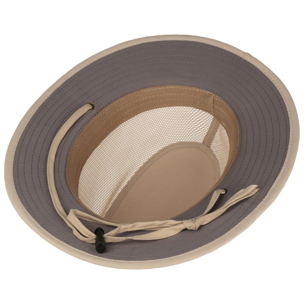 Lipodo Sombrero de safari de viajero ventilado unisex de color liso para primavera y verano