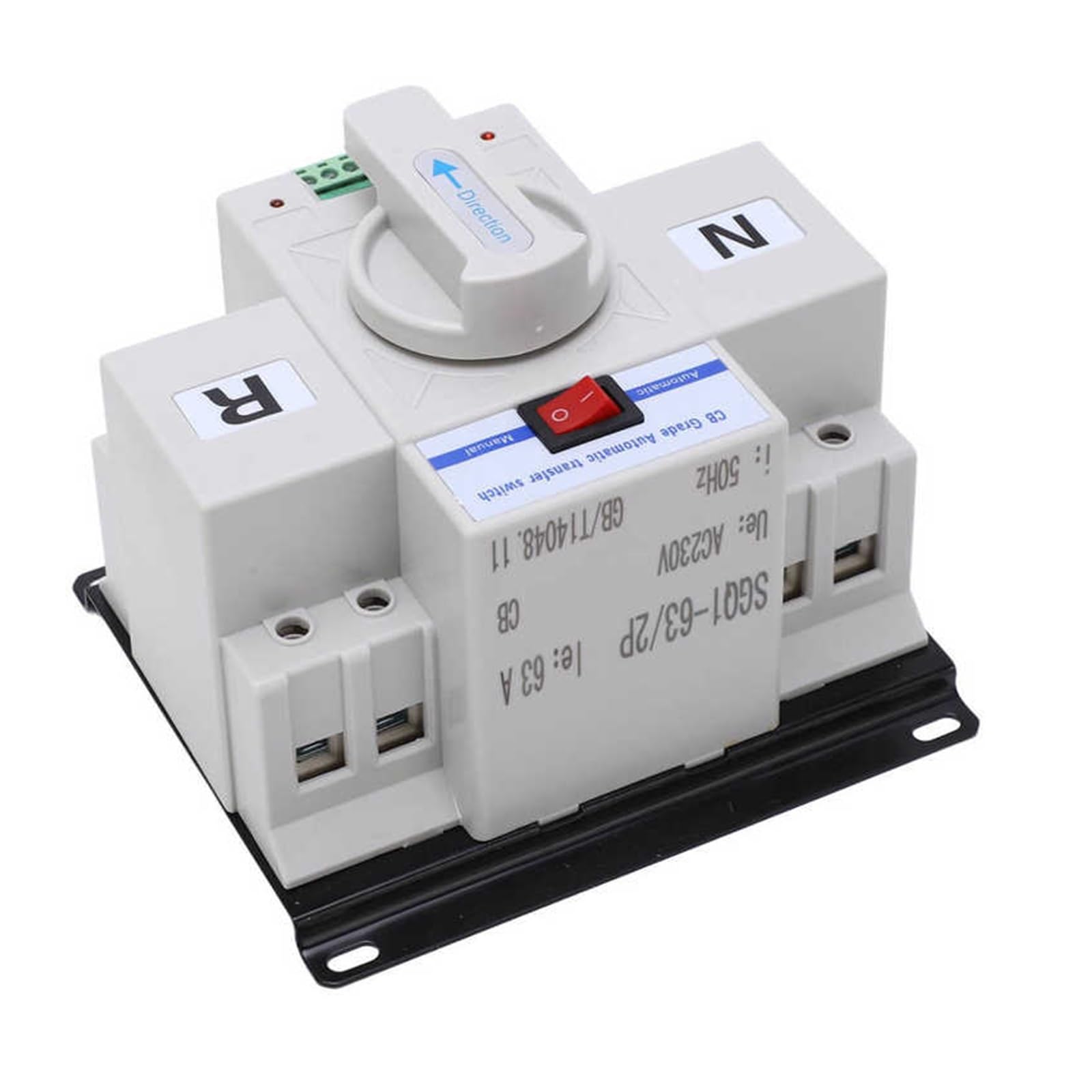 Interruttore Di Trasferimento Automatico SGQ1-63 / 2P 230V 63A Interruttore di trasferimento automatico Interruttore di circuito miniaturizzato Interruttore di commutazione a doppia alimentazione
