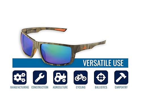 Miniatura 3 de Bullhead Safety Amberjack - Anteojos de seguridad antivaho ANSI Z87+ de policarbonato