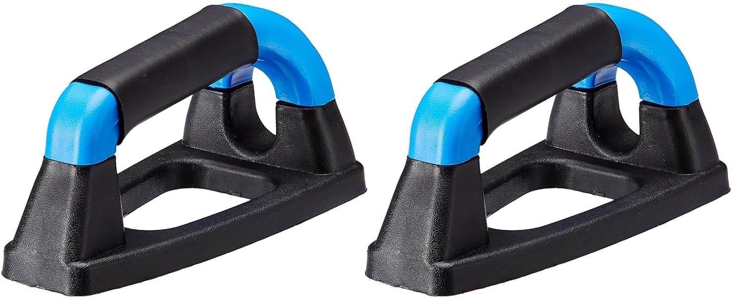 Nivia Plastic Push-Up Bar, 4-inch (Blue)