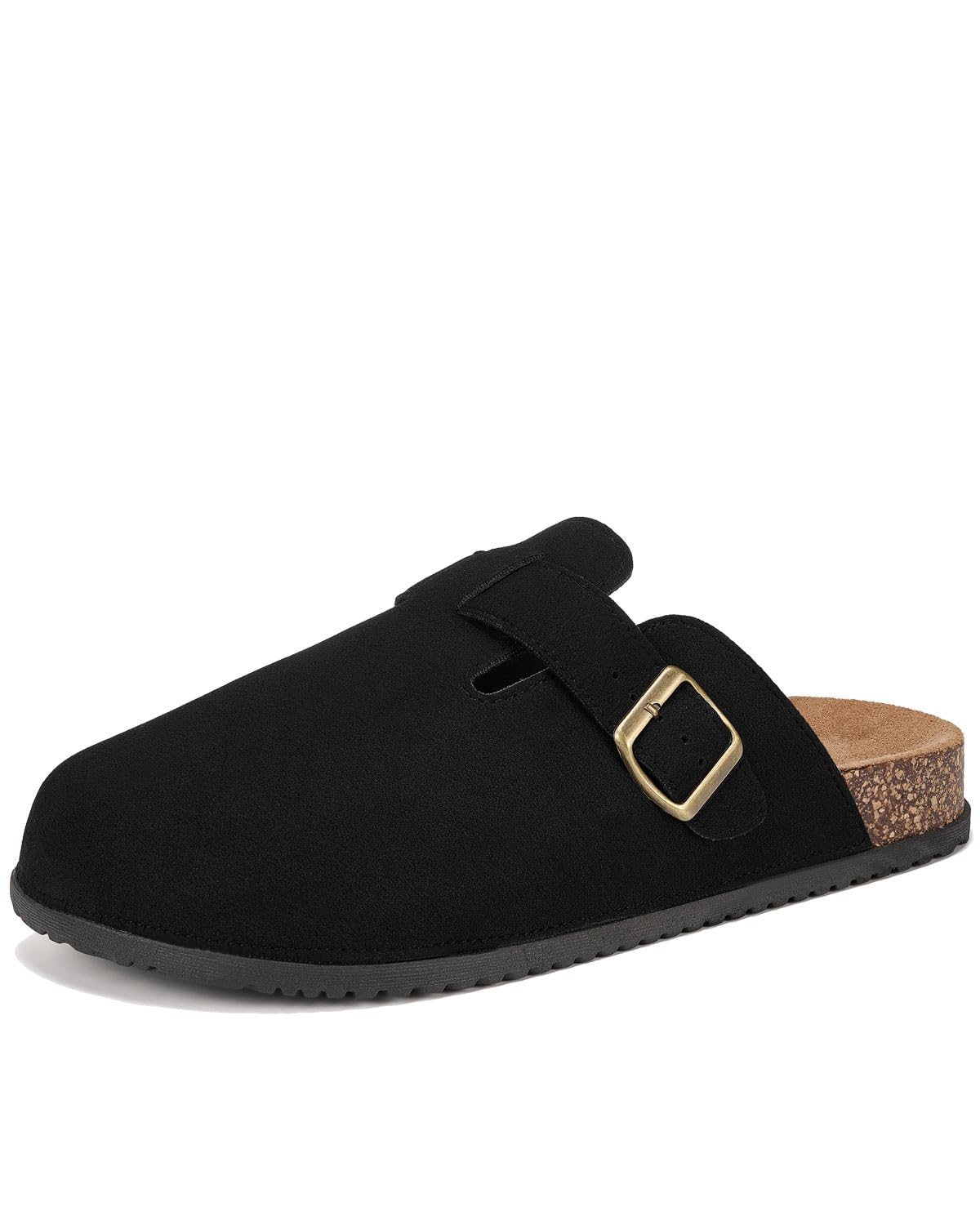 LANGDU Sabots Mules Homme Femme Cuir Antidérapants Semelle Bout Fermé 38-46