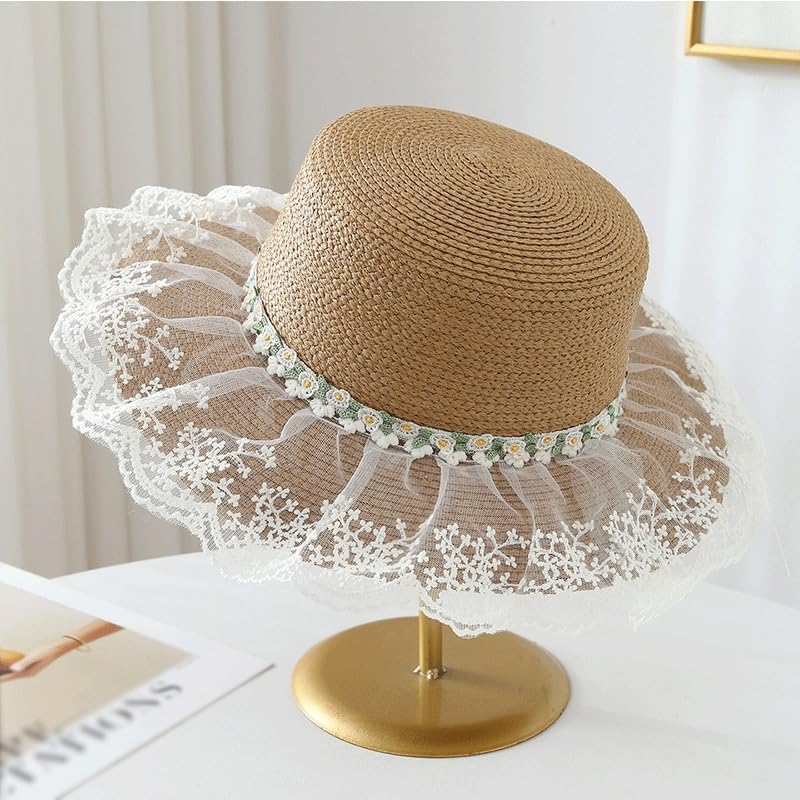Bandana Outdoor Beach Hat with Large Brim for Shade Sun Protection