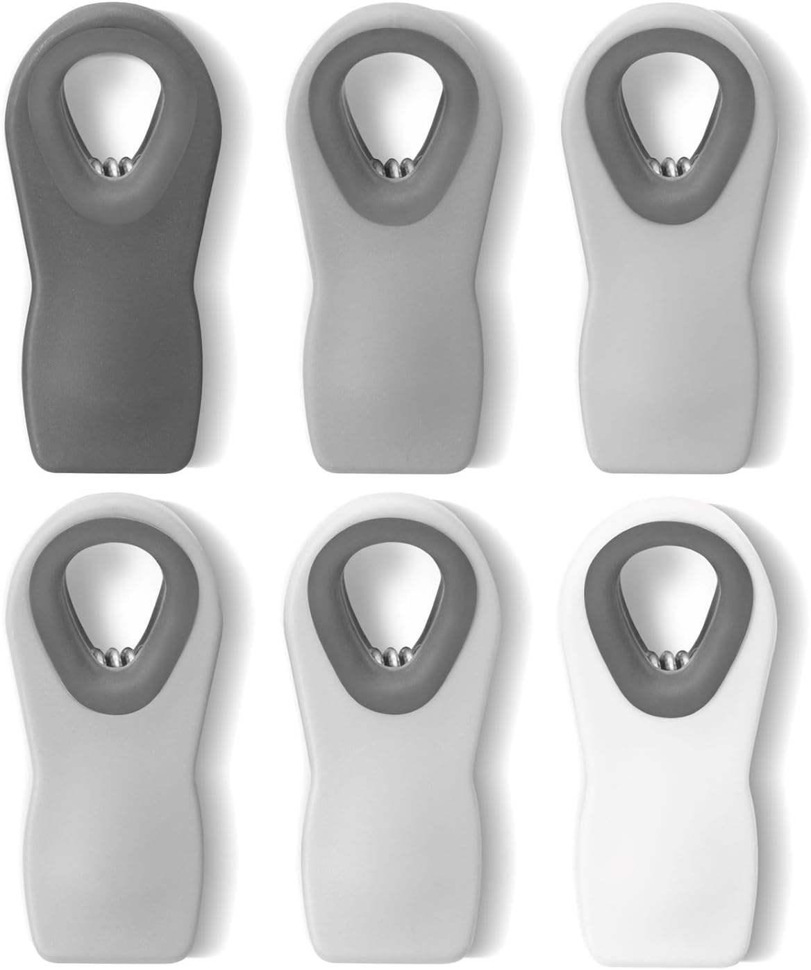 Mr. Pen Chip Clips, 6 Pack, Gray Chip Clips, Bag