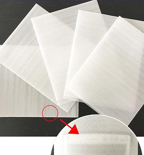 Miniatura 4 de 100 unidades de bolsas de espuma de cojín blanco para embalaje, bolsas de vaso, suministros de amortiguación de 3.9 x 5.9 pulgadas para embalaje de