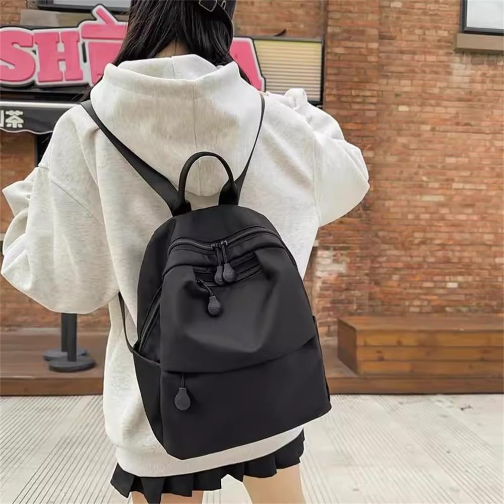 Mochilas para Mujer Bolso de hombro for mujer, mochila informal viaje para Viajes y Negocios(Schwarz)