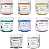 Vista 1 de Penguin Pottery - Underglaze para cerámica - Juego variado de 8 colores (frascos de 4 onzas) - Cono de inmersión 04 a cono 6 - Colores de pintura