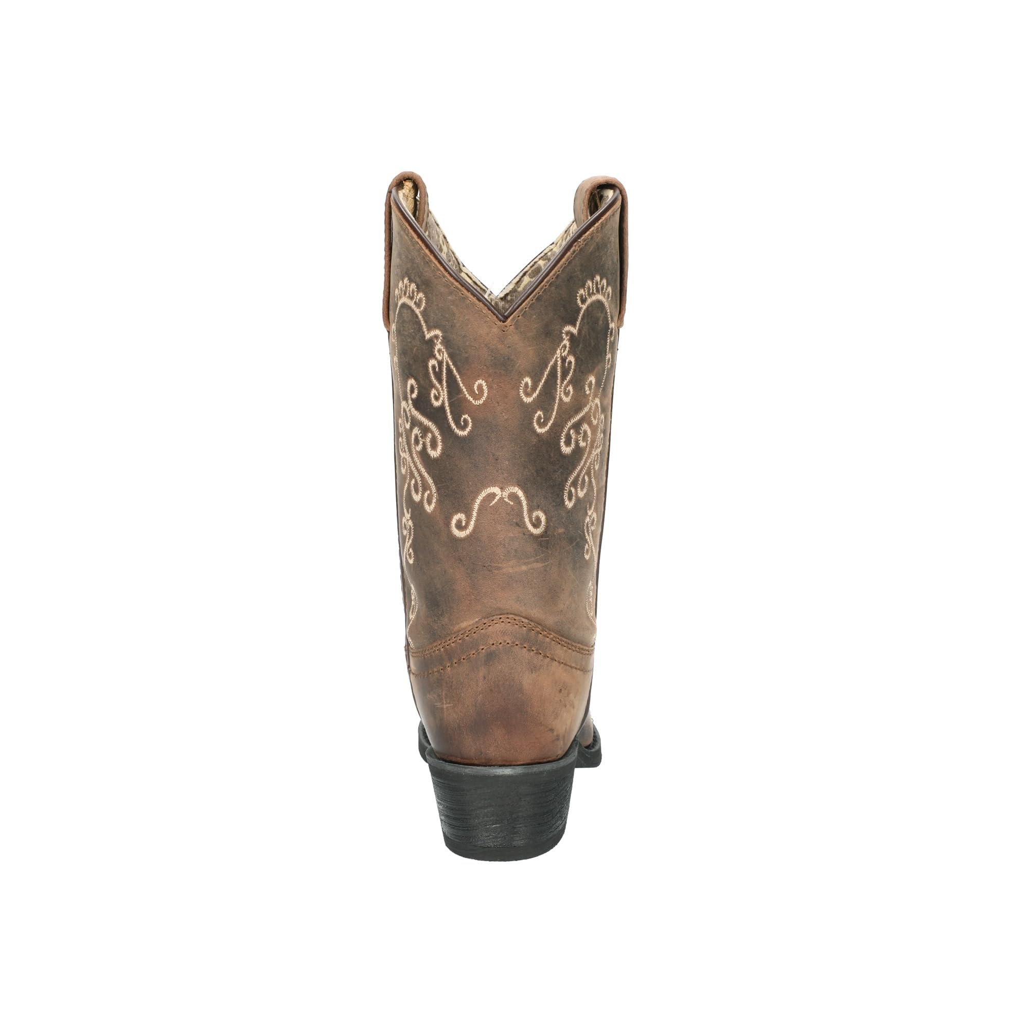 Smoky Mountain Boots Jolene - Stivali da donna con punta a tagliente, ricamati, marroni, cerati