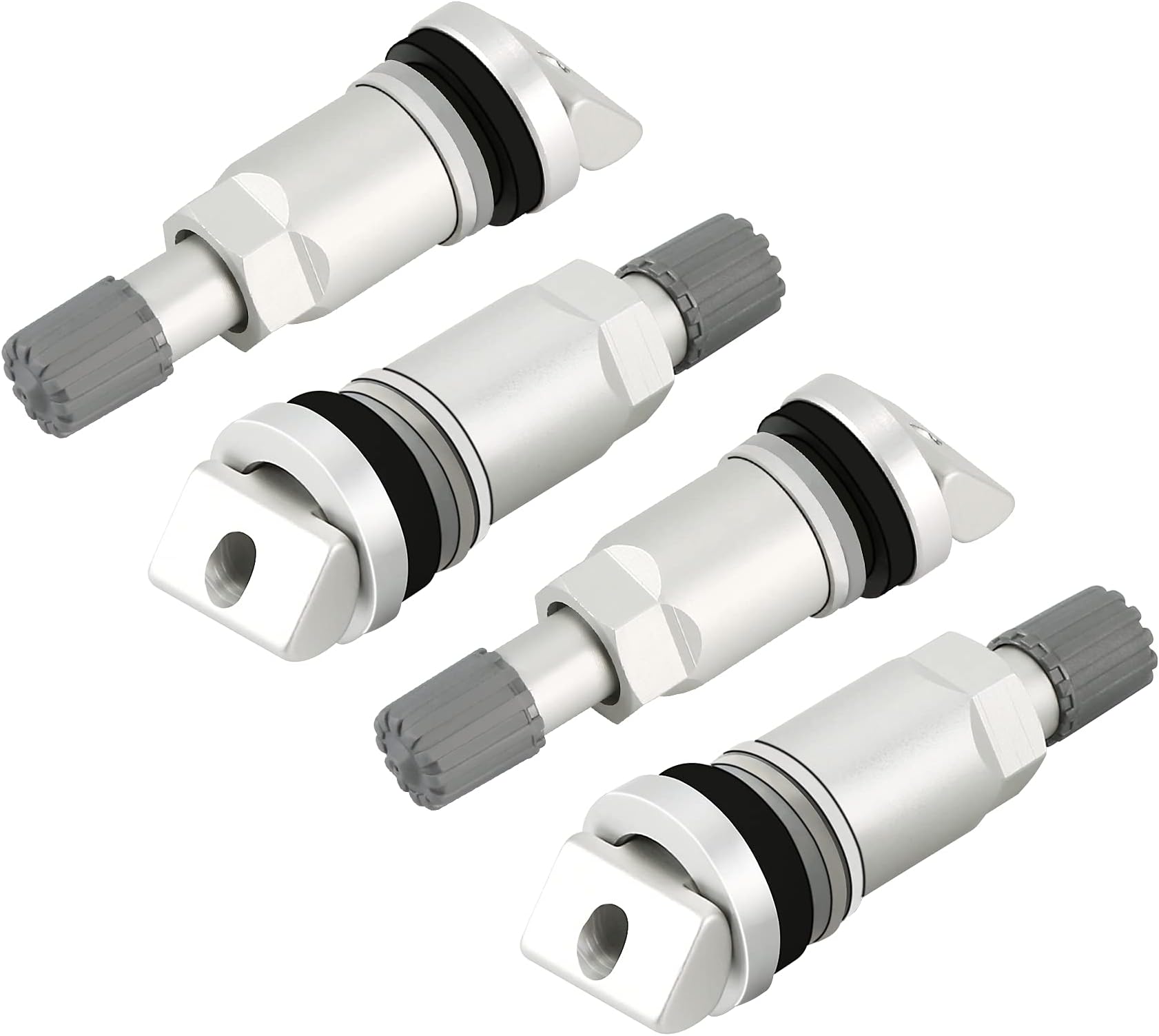 CDWTPS TPMS Clamp-in Valve Stem,Replacement OE Car Tyre Pressure Monitoring Sensor Valve Stems Pack of 4