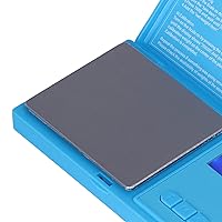 Vista 8 de Báscula de bolsillo, 7 modos de peso, báscula digital, dígitos grandes, botones multifuncionales, pantalla LCD azul retroiluminada para pesar joyas