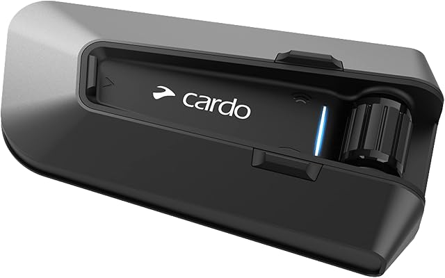 Cardo Packtalk Edge Motocykl System Komunikacji Bluetooth Domofon, Pojedyncze opakowanie, Czarny, PT200001